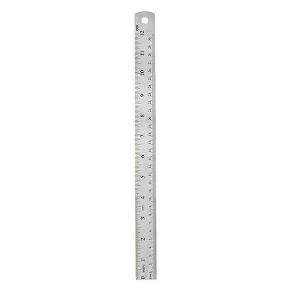 Vonalzó DELI fém 30 cm