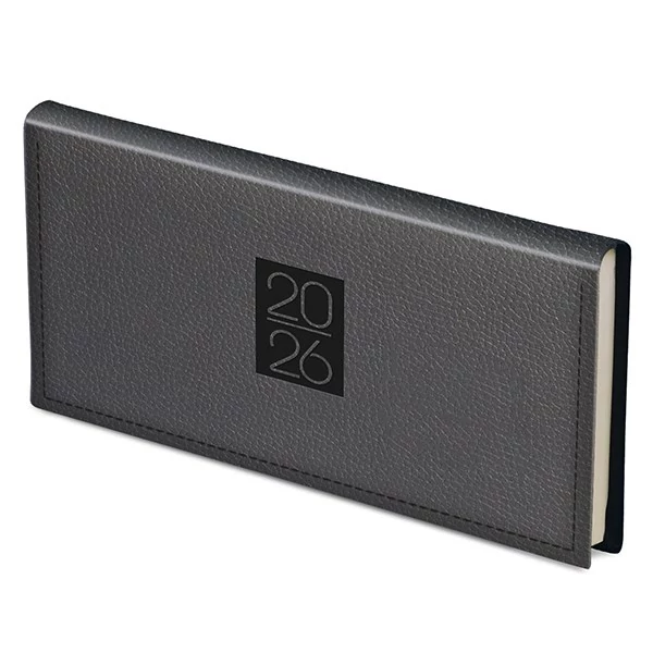 Zsebnaptár TOPTIMER Classic C030 fekvő sárga lapos fekete 2026.